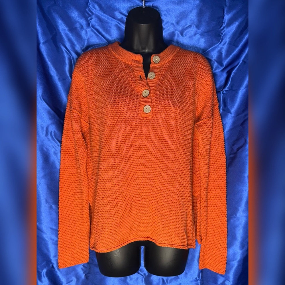 Pre-Loved Orange Knit Sweater